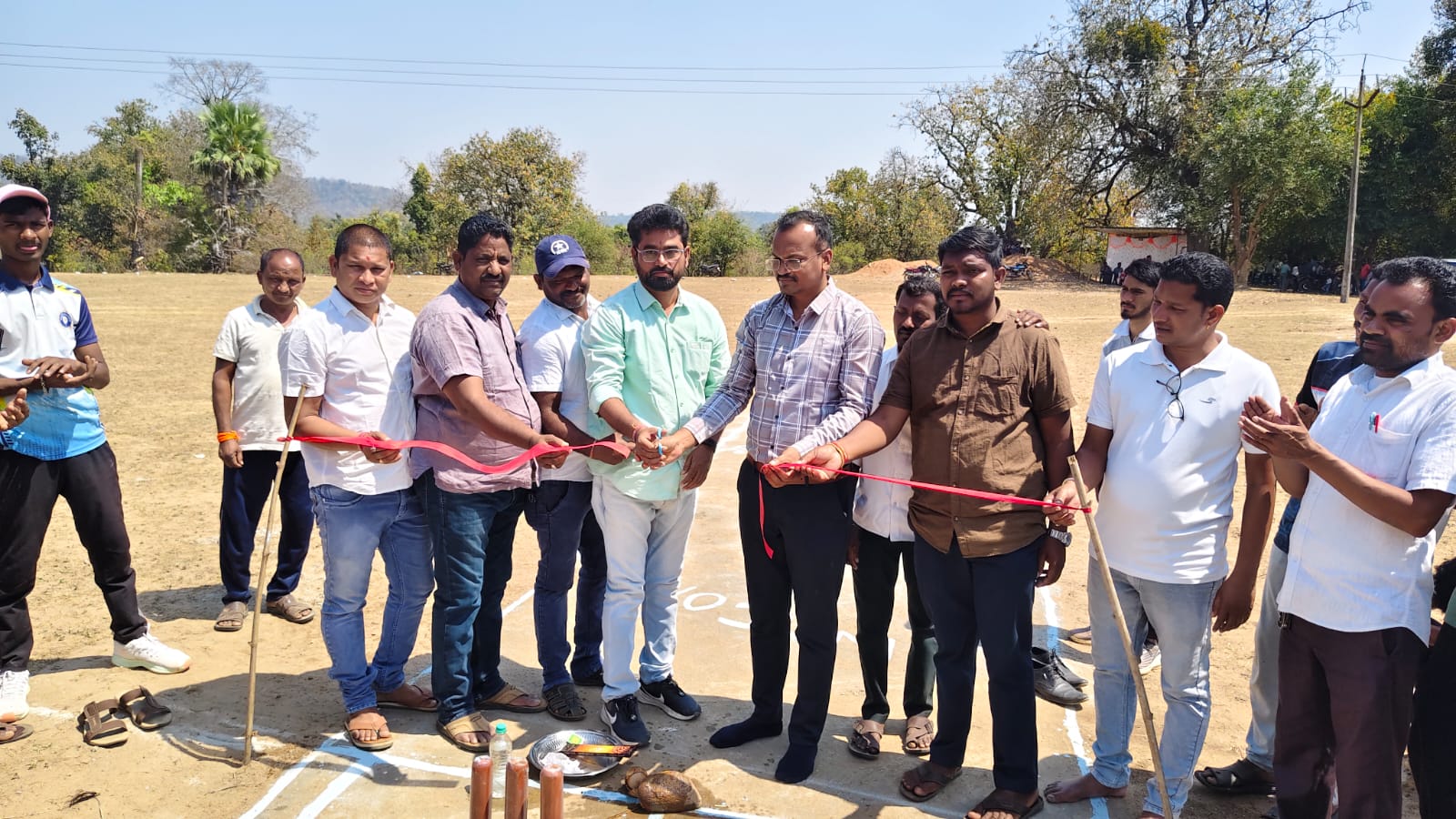 गर्कापेठा येथे युवा स्टार सी.सी. ग्रामीण क्रिकेट स्पर्धेचे उद्घाटन उत्साहात…!